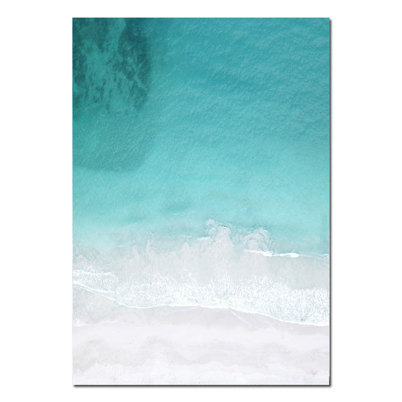 Beach Vibe Painting Poster