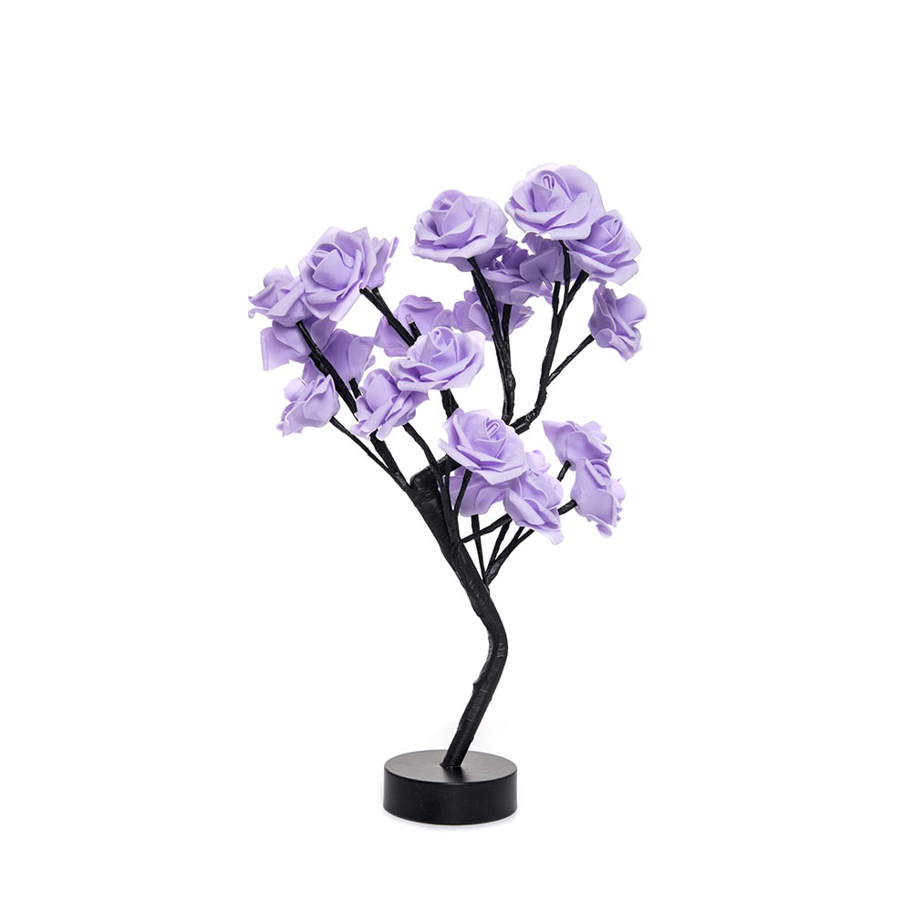 Rose flower table lamp - Pure Daily Needs