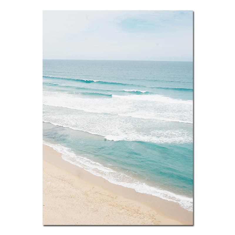 Beach Vibe Painting Poster