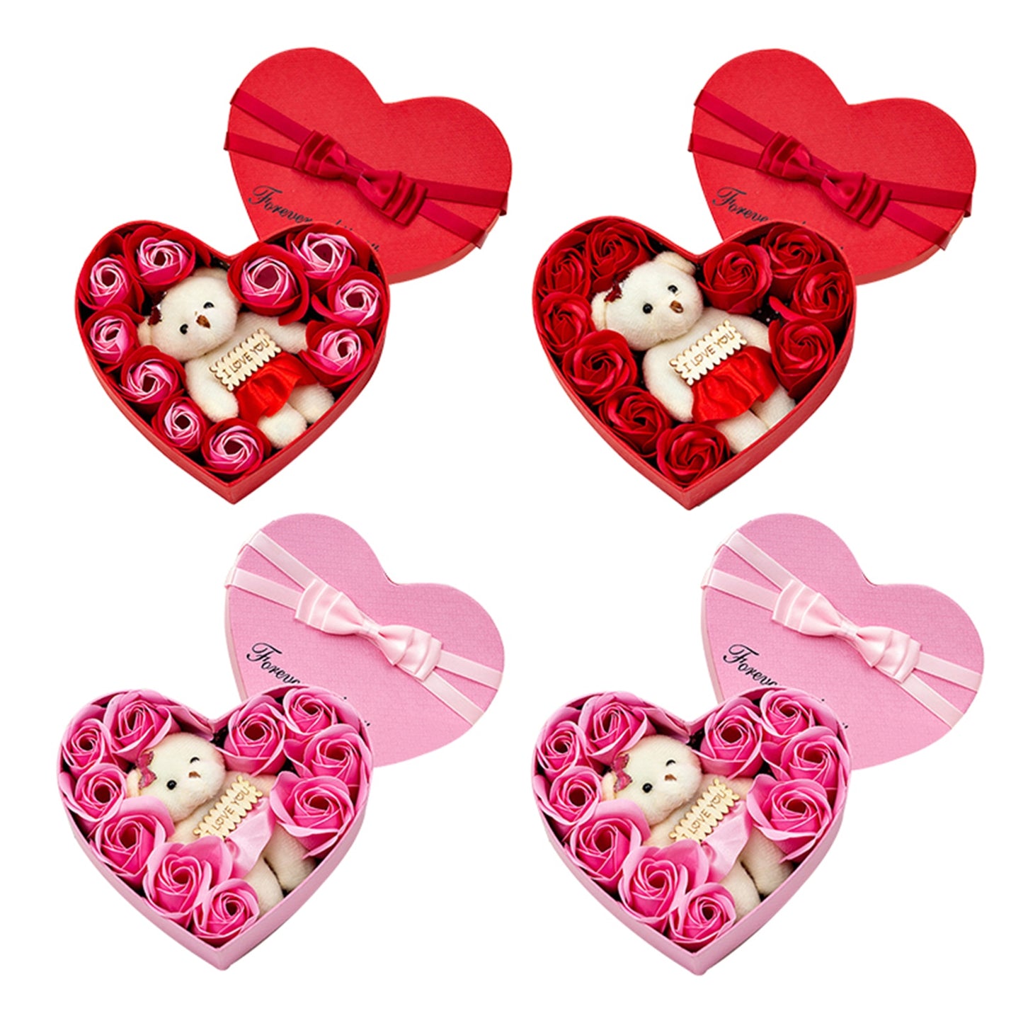 Soap flower gift box