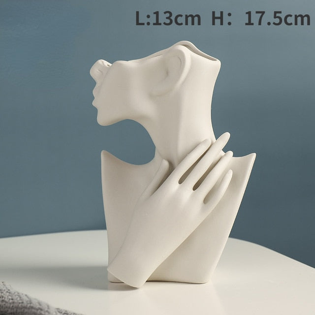 Woman Body Ceramic Vase - Pure Daily Needs