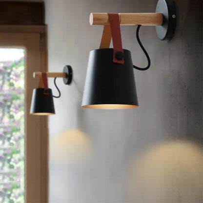 Wooden Wall Lamp