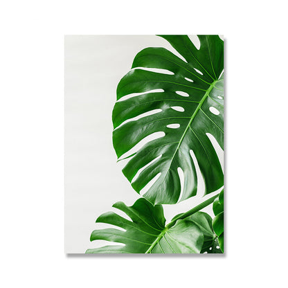 Green Leaf Canvas Painting