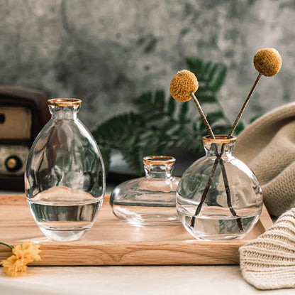 Delicate crystal vase