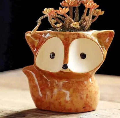 Fox Style Plant Pot