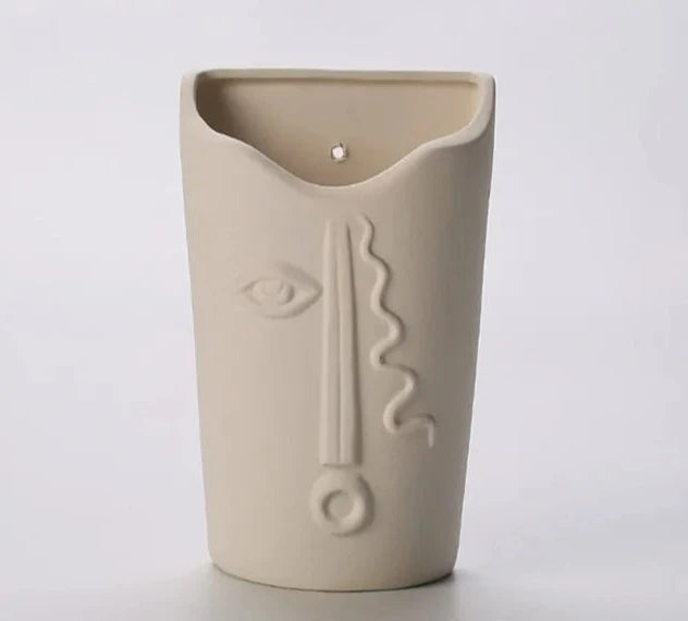 Ceramic Face Vase - Pure Daily Needs