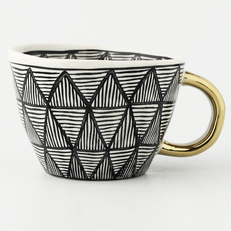 Hand Painted Ceramic Mugs - Pure Daily Needs