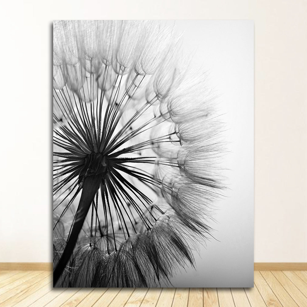 Abstract Dandelion Flower Canvas Painting