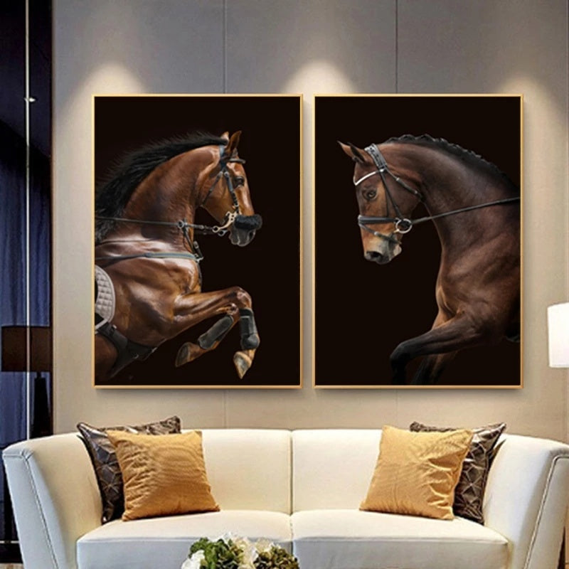 Canvas Modern Horse Poster