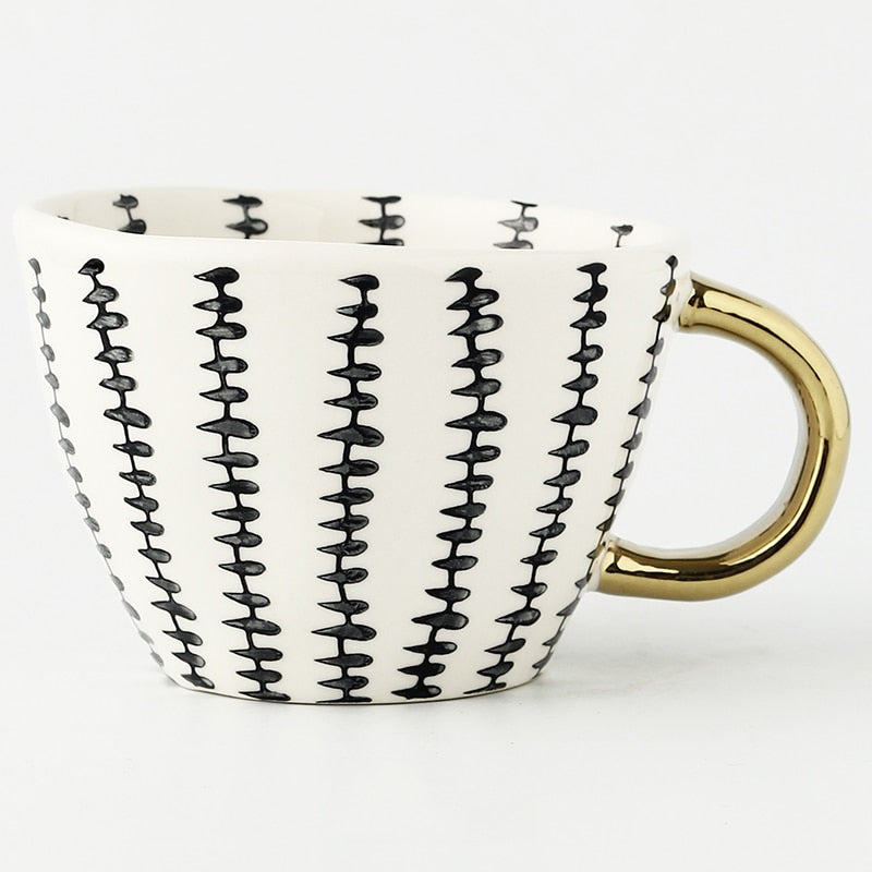 Hand Painted Ceramic Mugs - Pure Daily Needs