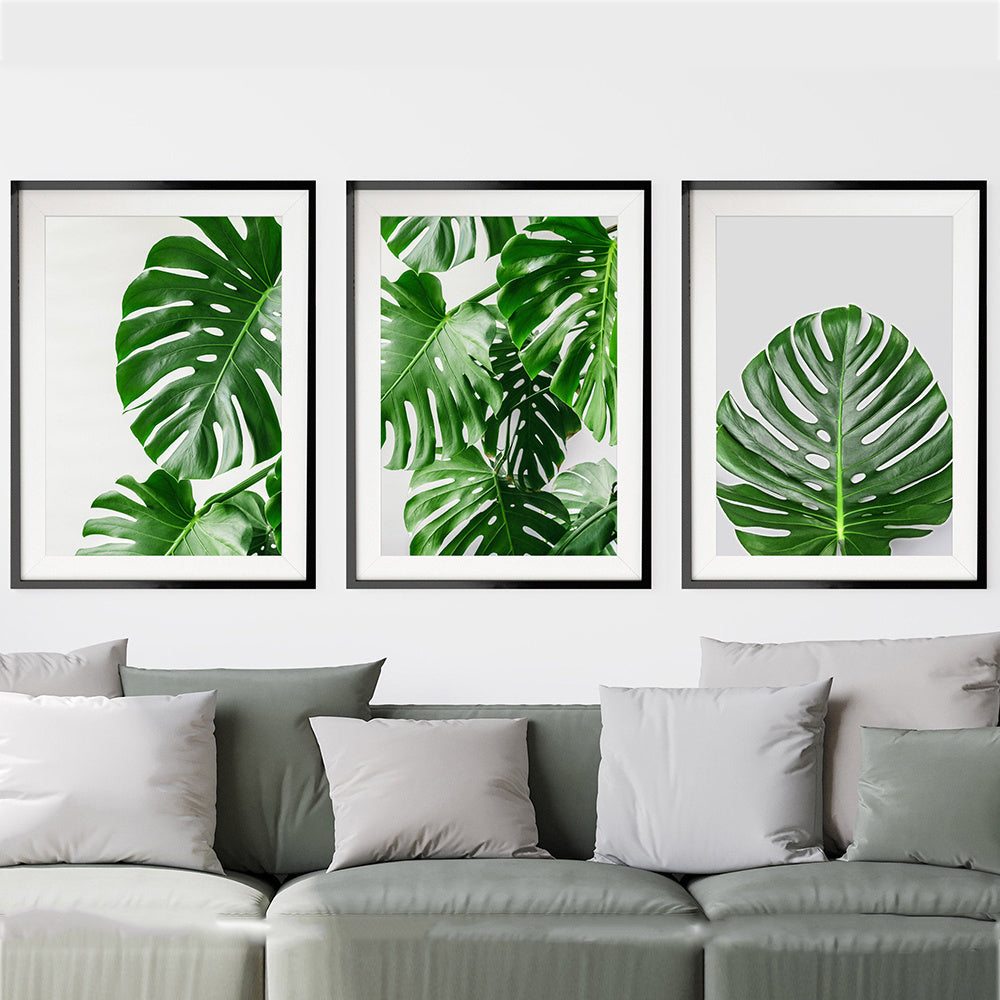 Green Leaf Canvas Painting