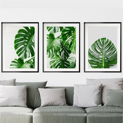 Green Leaf Canvas Painting