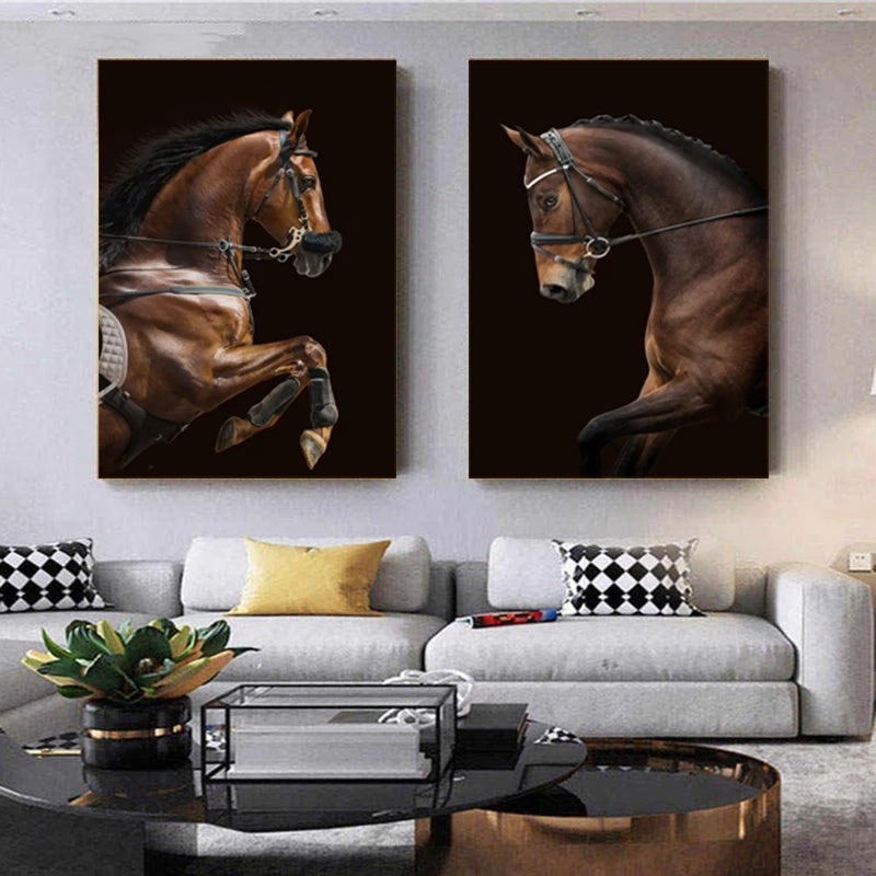 Canvas Modern Horse Poster