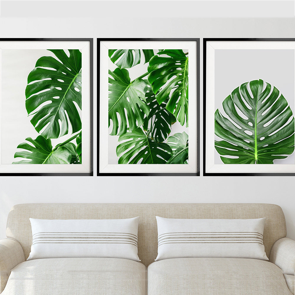 Green Leaf Canvas Painting