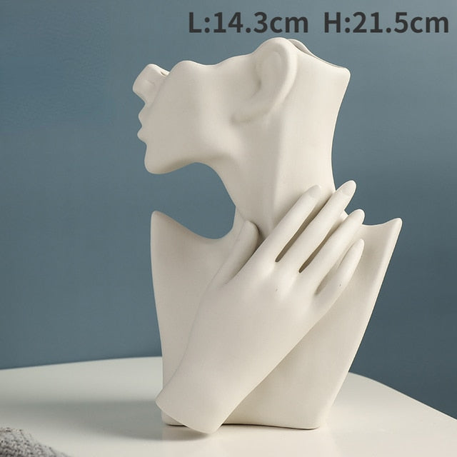 Woman Body Ceramic Vase - Pure Daily Needs