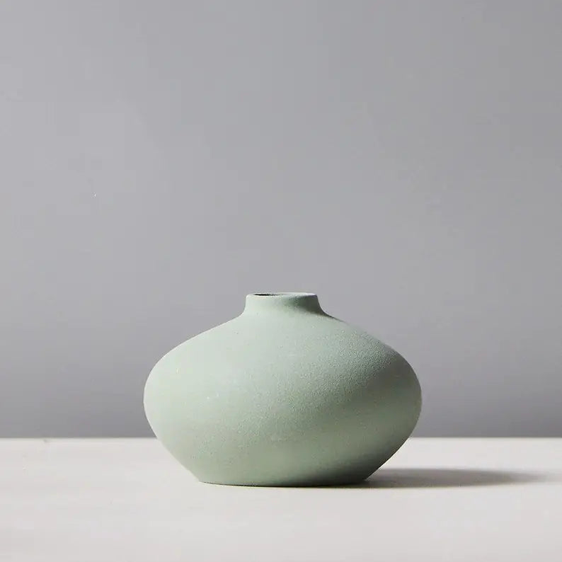 Scandinavian design ceramic vase