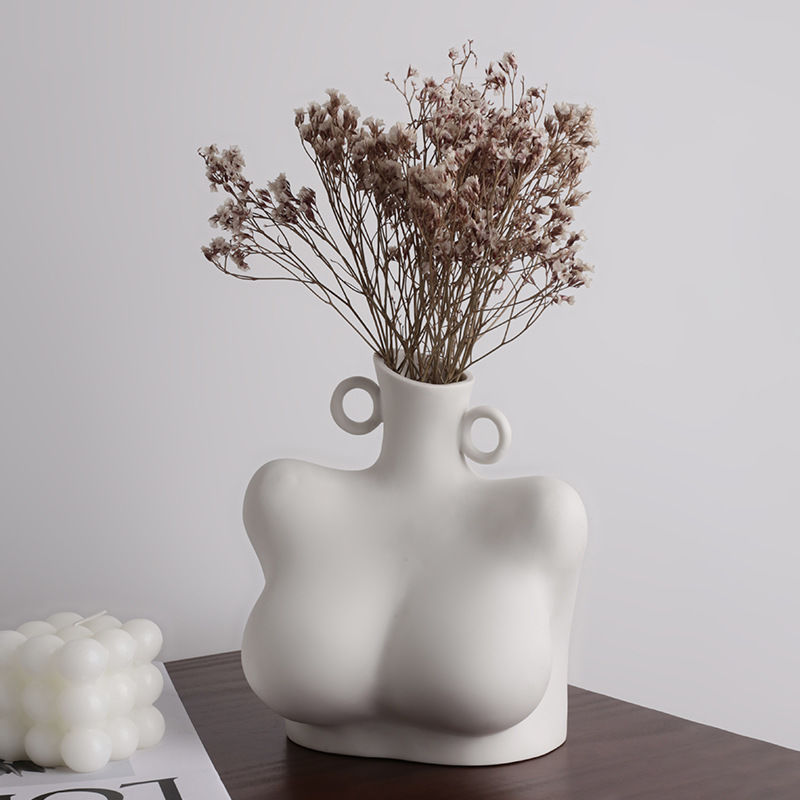 Home Décor Sculpture Ceramic Vase - Pure Daily Needs
