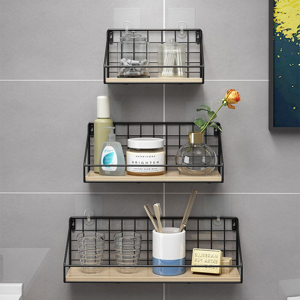 Nordic Wooden Wall Hanging Shelves - Pure Daily Needs