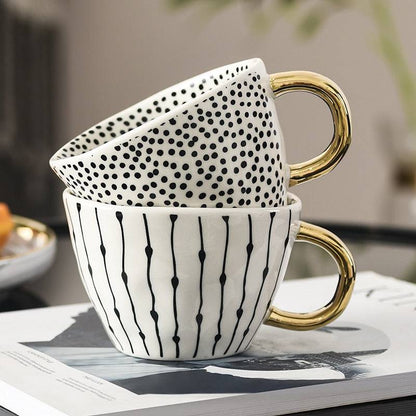 Hand Painted Ceramic Mugs - Pure Daily Needs