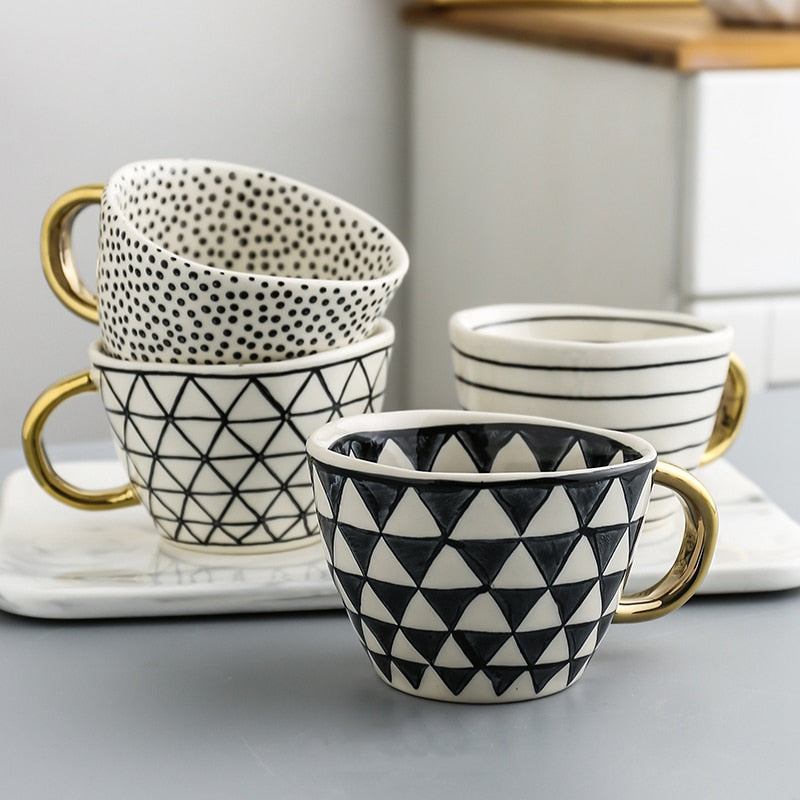 Hand Painted Ceramic Mugs - Pure Daily Needs