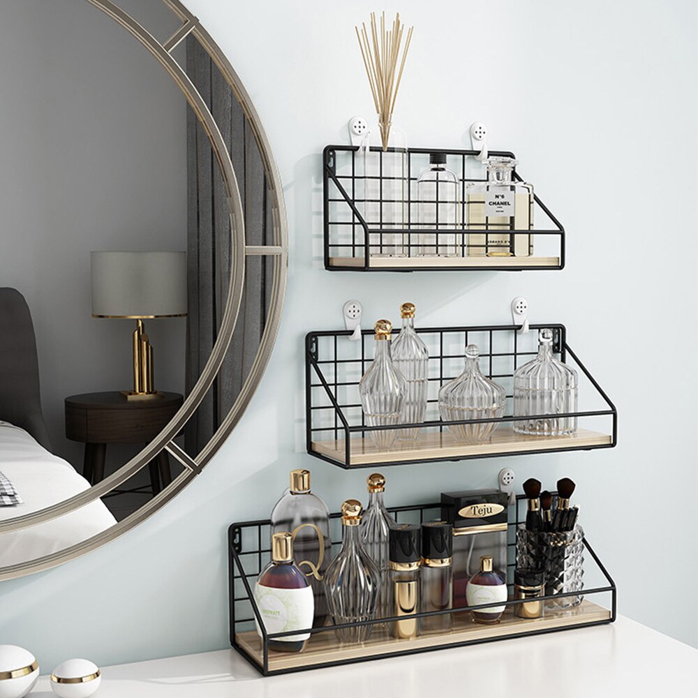 Nordic Wooden Wall Hanging Shelves - Pure Daily Needs