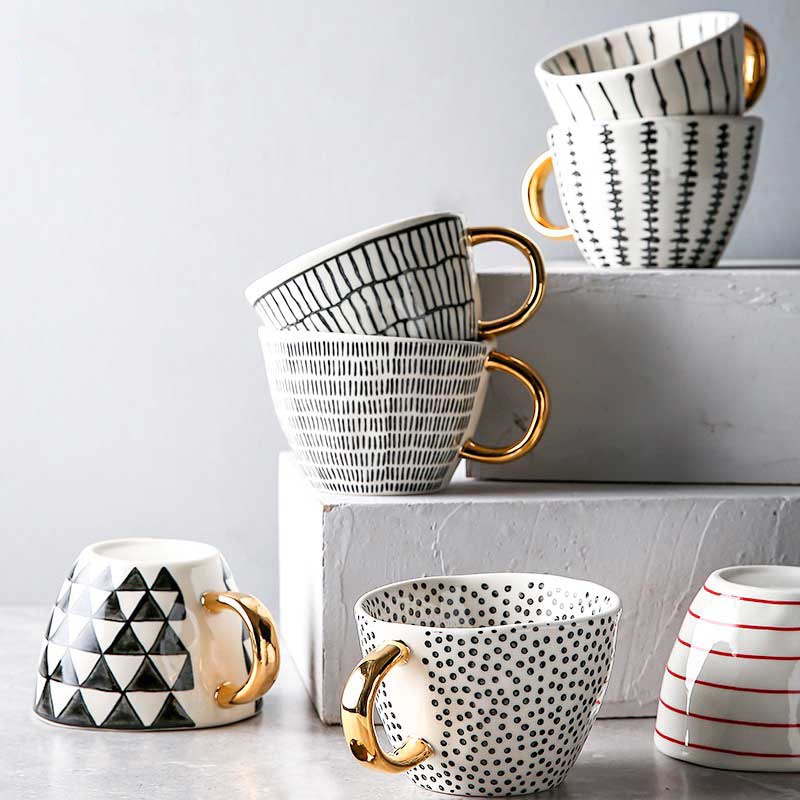 Hand Painted Ceramic Mugs - Pure Daily Needs