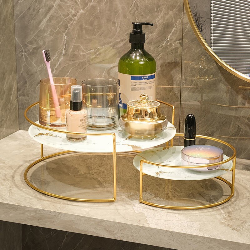 Bottom marble glass plate storage rack - Pure Daily Needs